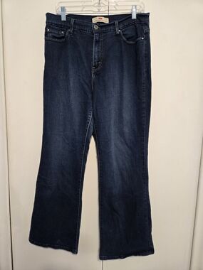 Levi's 512 Perfectly Slimming Bootcut Jeans Women's 16 Medium Dark Wash